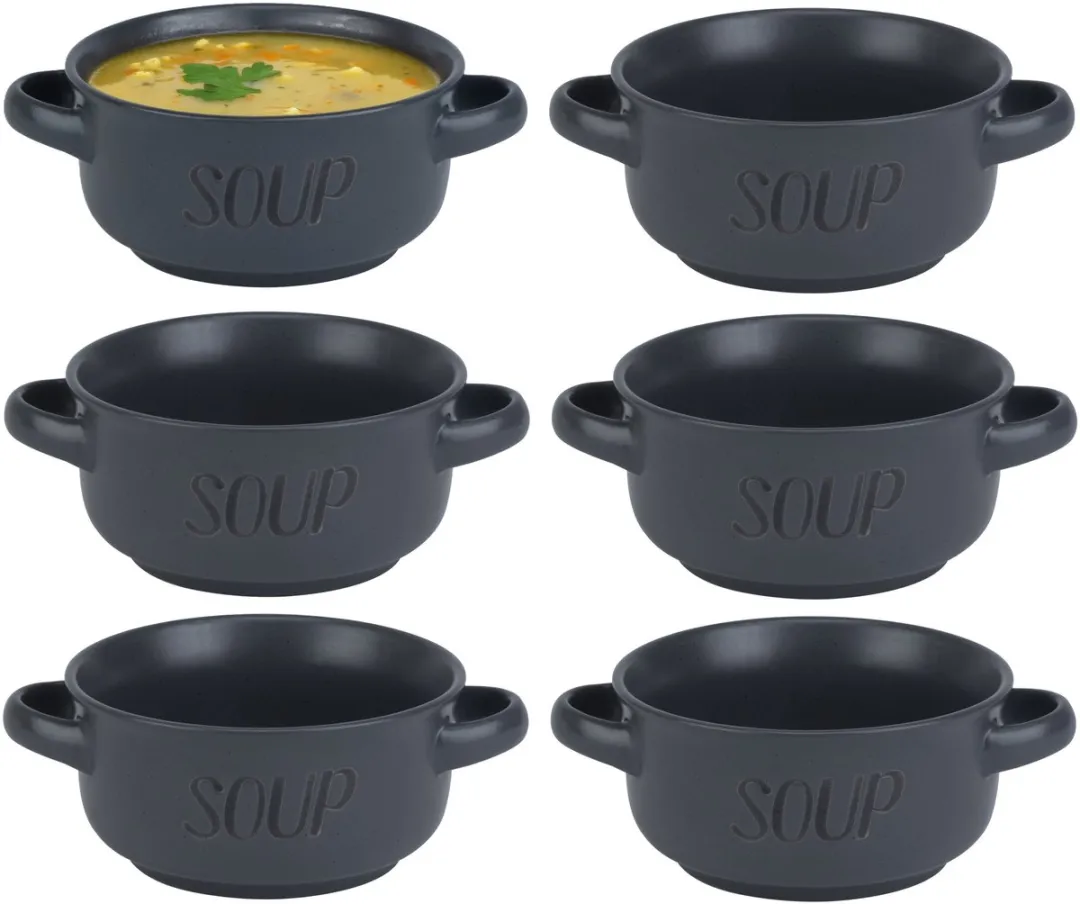 Cosy&Trendy Soepkommen Donkergrijs