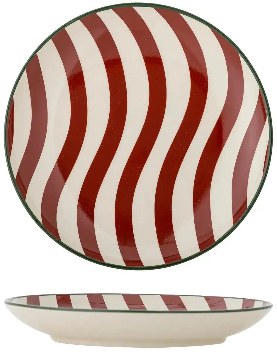 Bloomingville Jolly Bord Aardewerk Rood 16cm