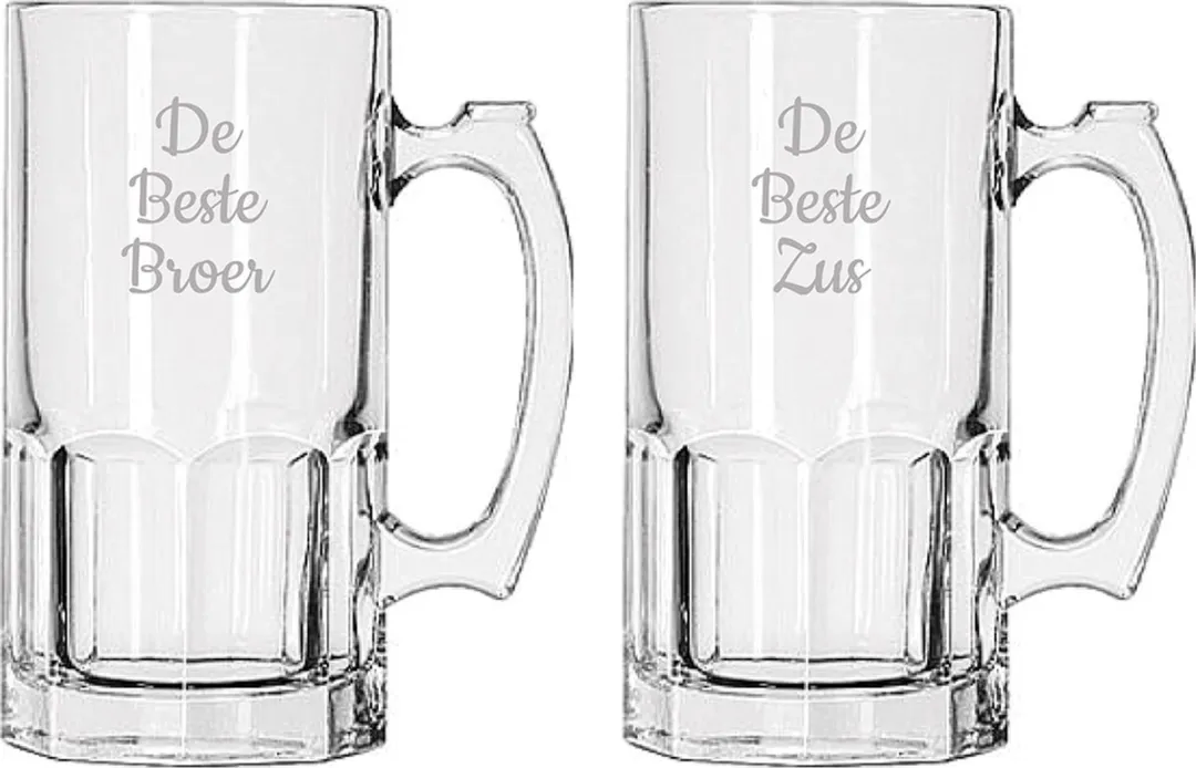 Libbey Gegraveerde Bierpul 1L