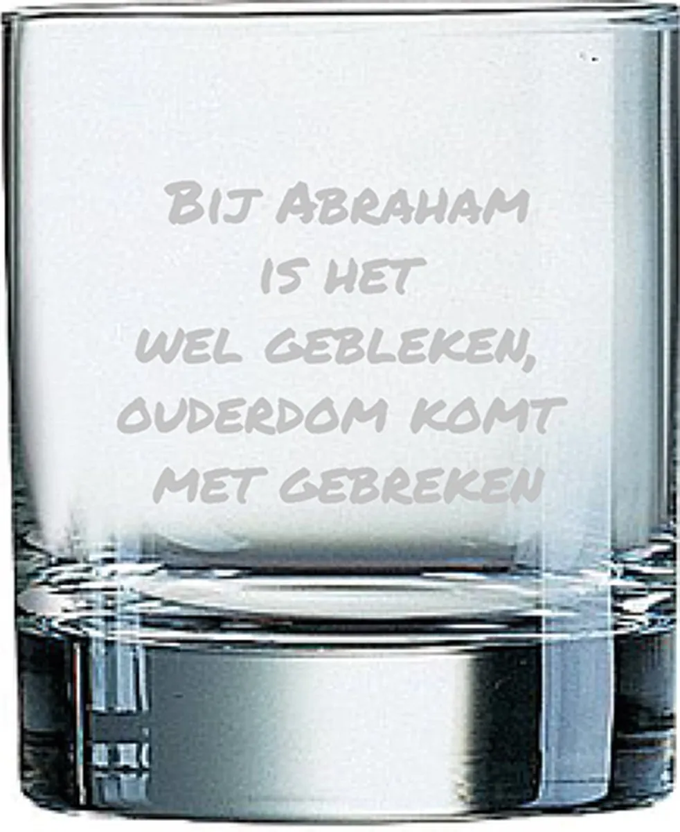 Arcoroc Whiskeyglas Gegraveerd 20cl