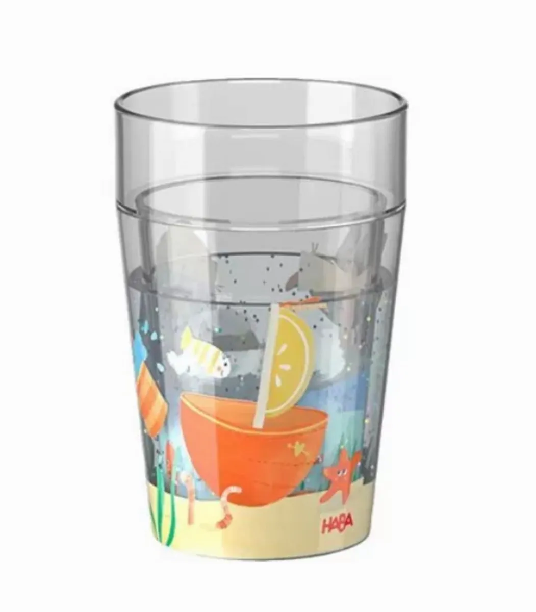 Haba Glitterbeker Pinguïn 150ml