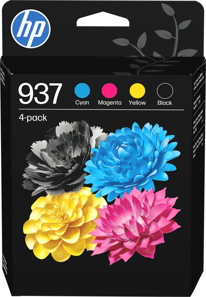 HP 937 Inktcartridge - Zwart & Kleur - HP6C400NEB