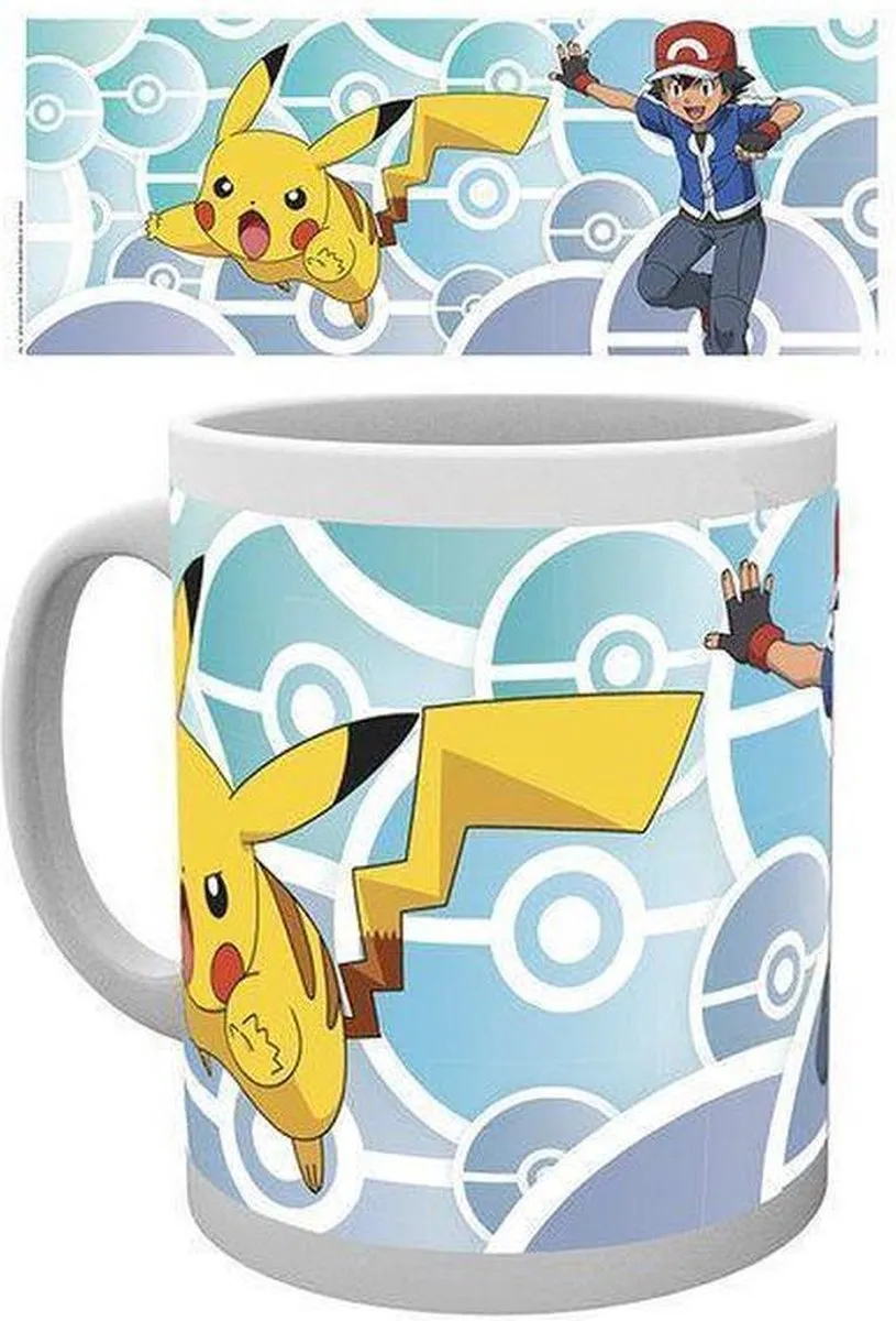Pokémon GB Eye Thee Beker 325ml - MG0576 - Wit