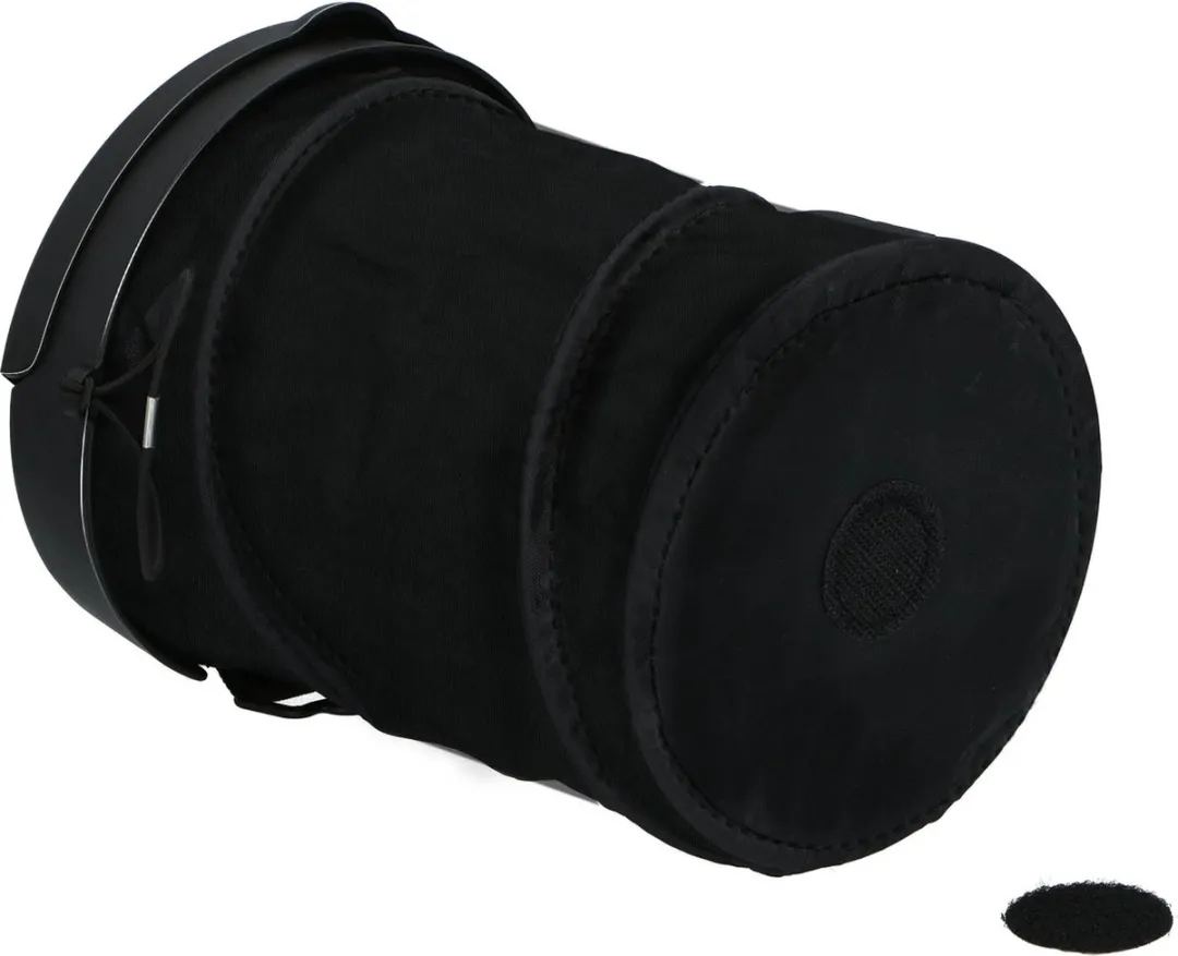 Dunlop Opvouwbare Auto-Afvalbak 4L - Ø16cm - Zwart - afbeelding 6 van 6