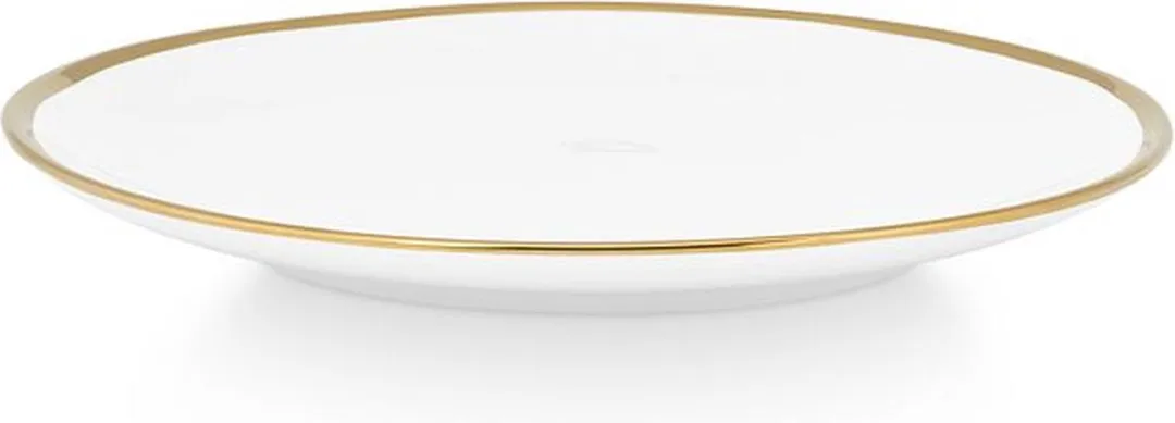 vtwonen Dinerborden 25,5cm - Wit Goud - 2 Stuks