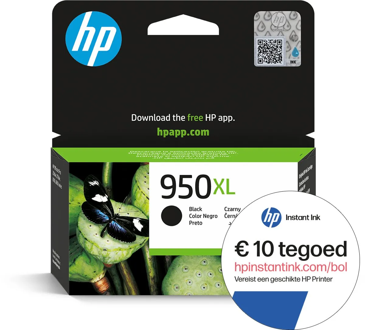 HP 950XL Inktcartridge Zwart