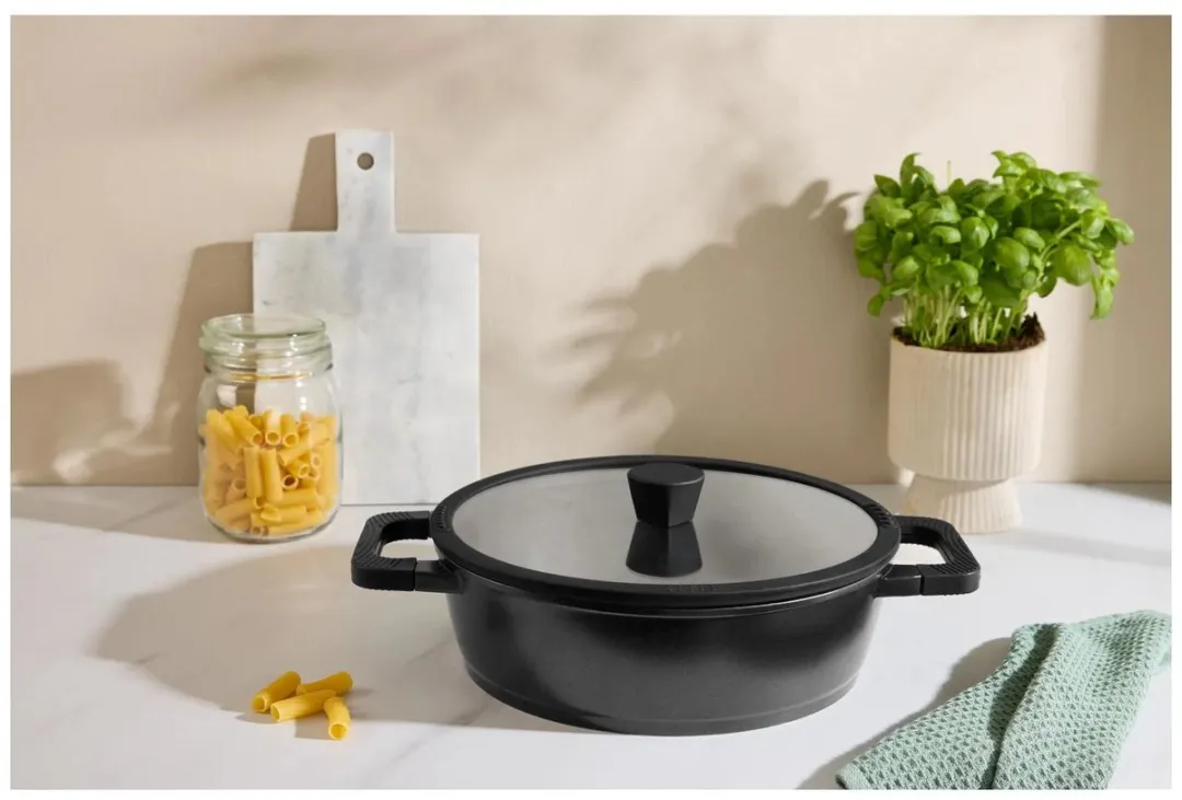 Silvercrest Braadpan 28cm - Zwart - afbeelding 6 van 6