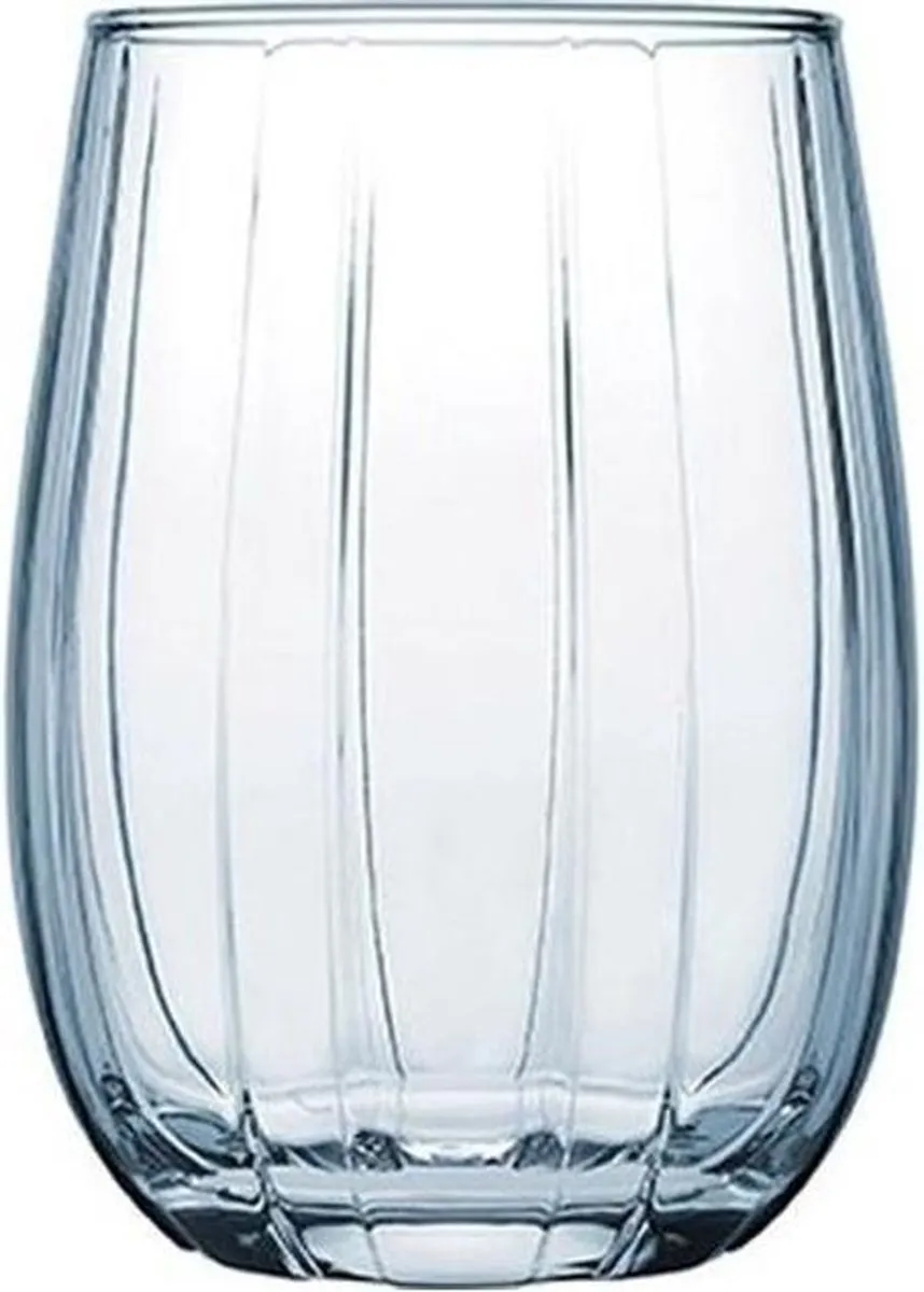 Pasabahce Linka Blauwe Waterglazen