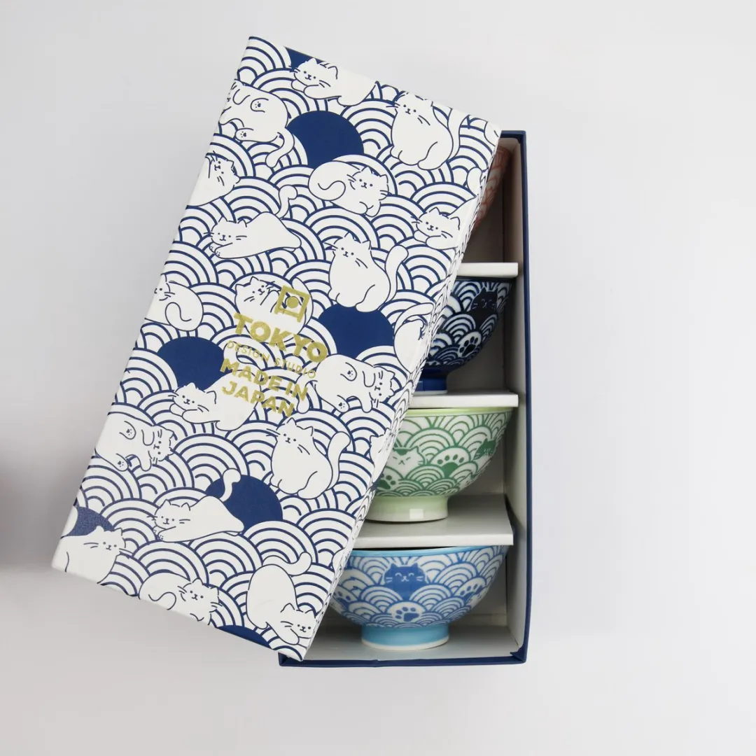 Tokyo Design Studio Kawaii Animals Kom Giftset - 4 Stuks