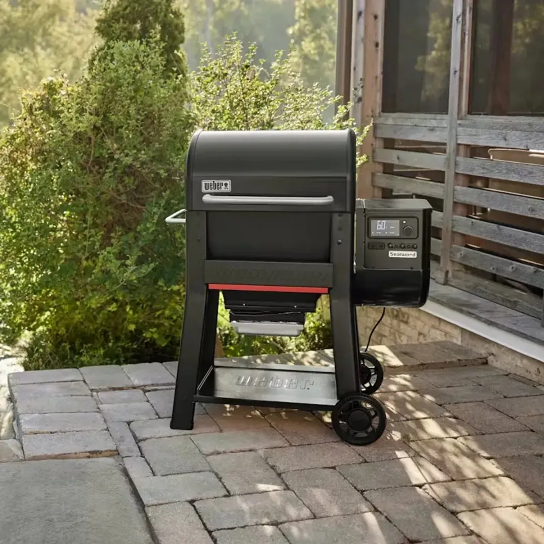 Weber Searwood 600 Pelletbarbecue - Zwart