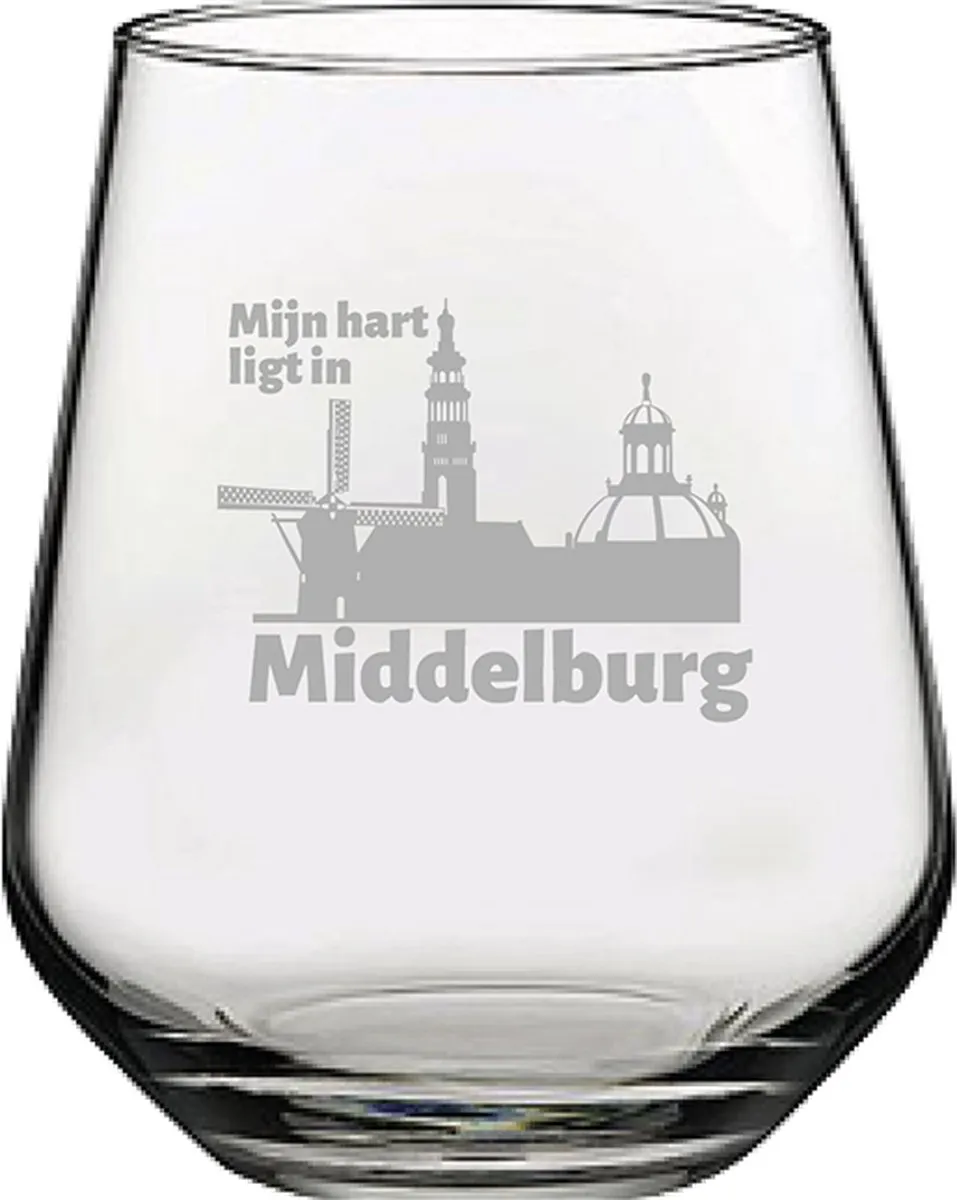 Pasabahce Gegraveerd Drinkglas Middelburg 42,5cl