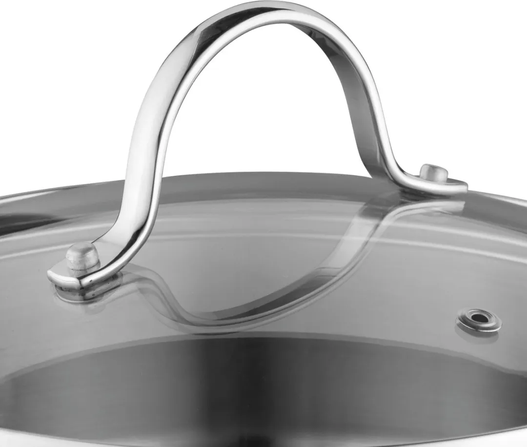 BergHOFF Essentials 12-delige Pannenset - Zilver - 6 Pannen + 6 Deksel