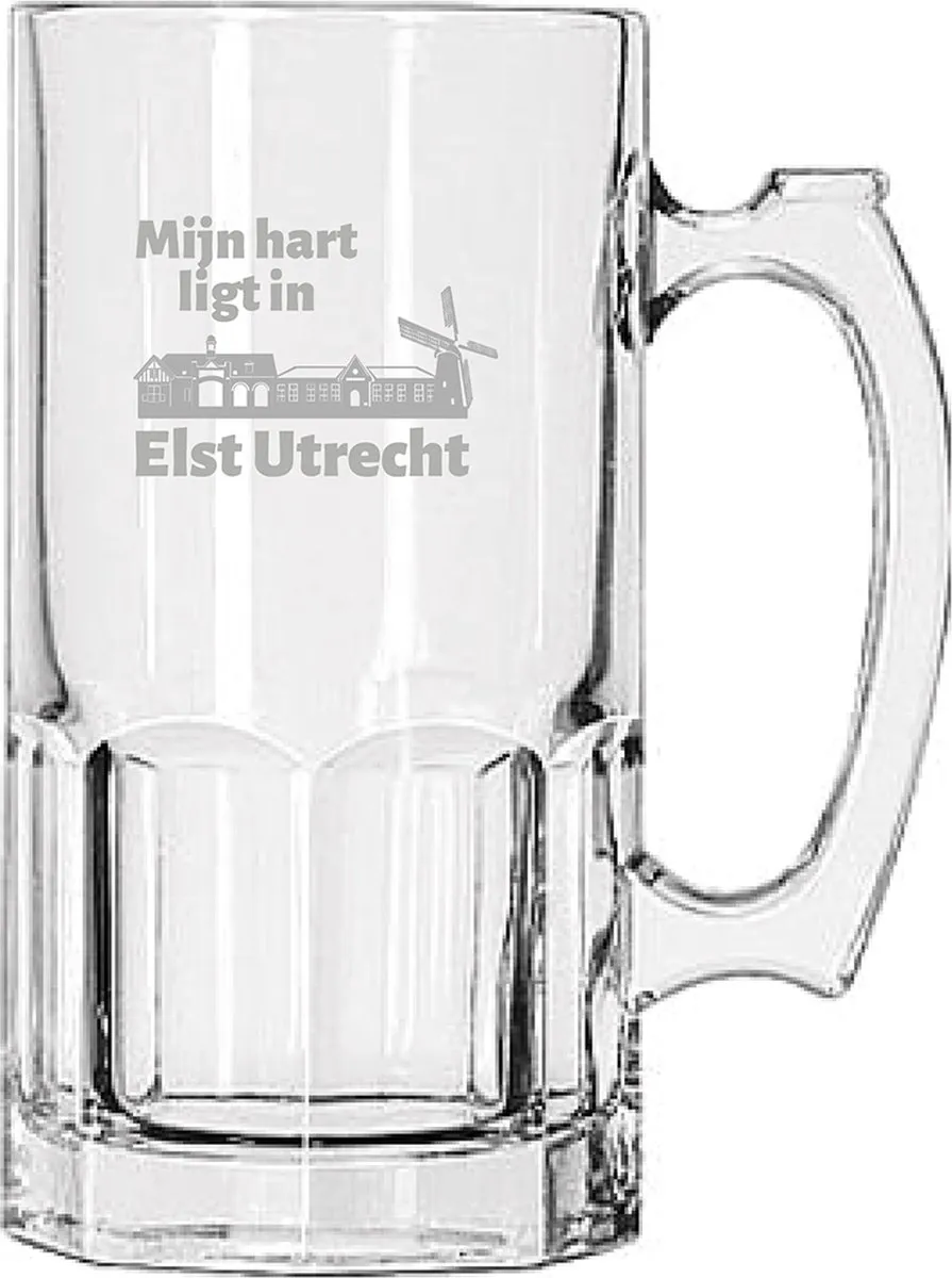 Libbey Gegraveerde Bierpul 1L