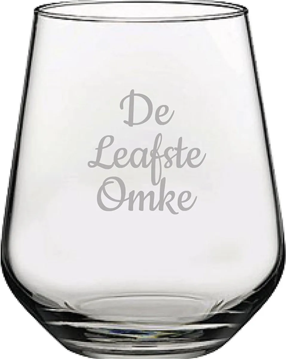 Pasabahce Gegraveerd Drinkglas De Leafste Omke 42,5cl