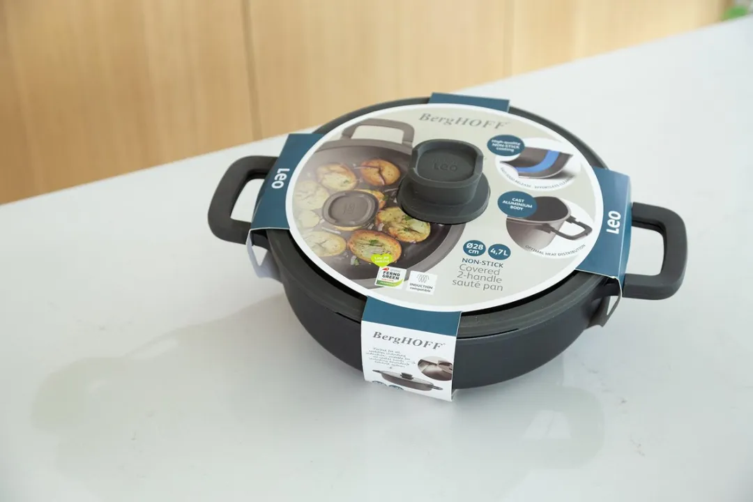 BergHOFF LEO Sauteerpan 28cm - Grijs - PFAS-vrij
