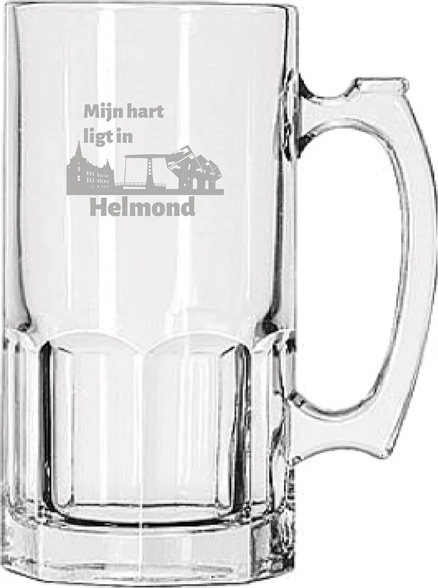 Libbey Gegraveerde Bierpul 1L