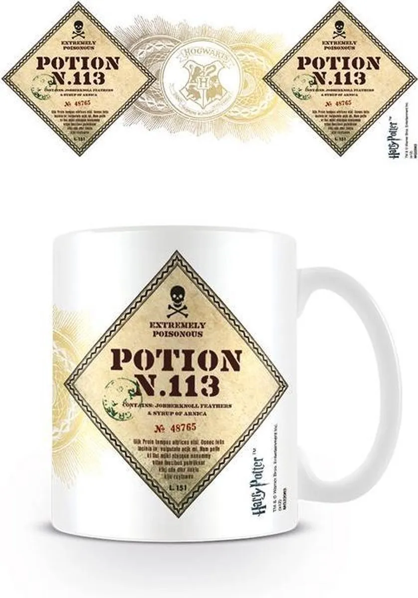 Harry Potter Potion No.113 Mug MG22063 - 325ml - Wit
