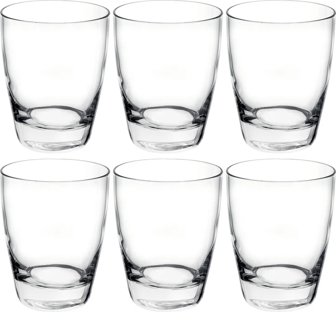 Bormioli Rocco Tumbler Waterglazen 3x - 280ml - Transparant
