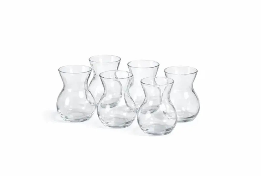 Pasabahce Dantel Turkse Theeglazen Set - 6x 140ml - Transparant