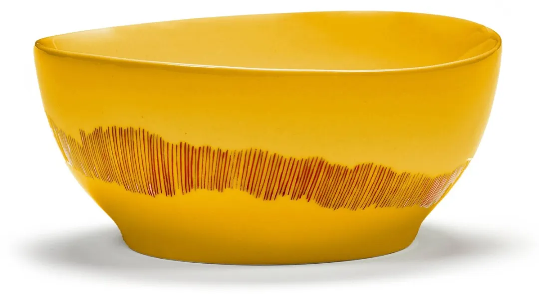 Serax Ottolenghi Feast Kom S - Geel/Rood - 4 Stuks