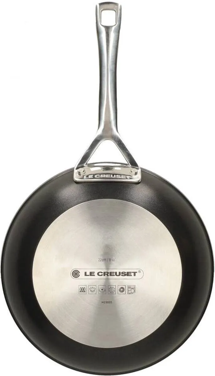 Le Creuset Les Forgées Koekenpan 22cm - Zwart - afbeelding 4 van 6