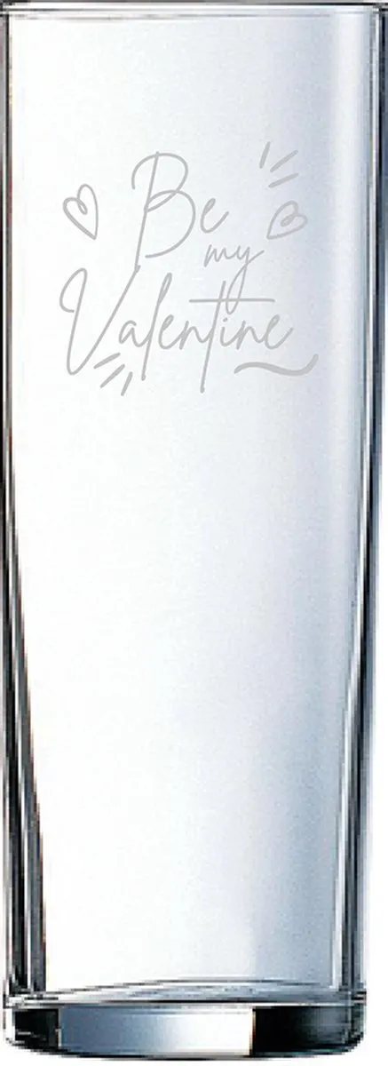 Arcoroc Be my valentine Gegraveerd Longdrinkglas 31cl