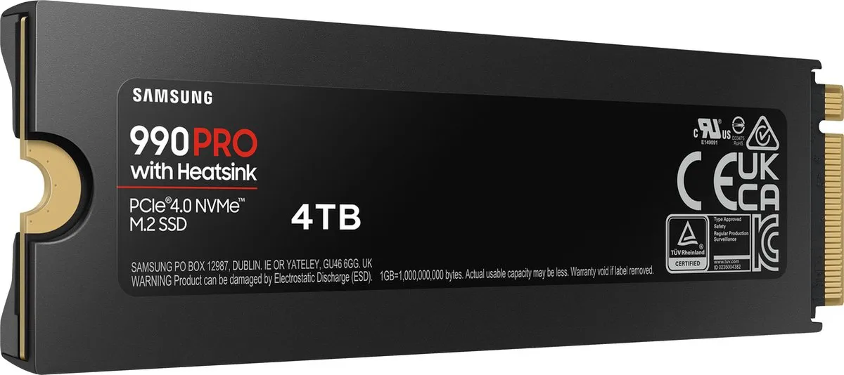 Samsung 990 PRO MZ-V9P4T0CW SSD - 4TB