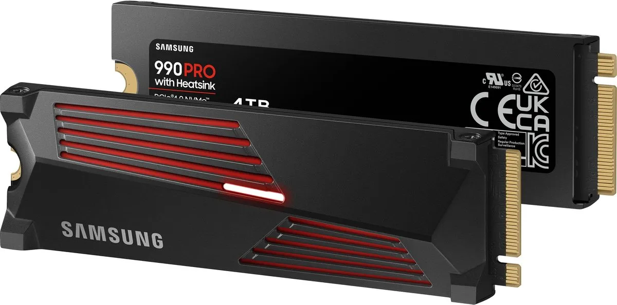 Samsung 990 PRO MZ-V9P4T0CW SSD - 4TB