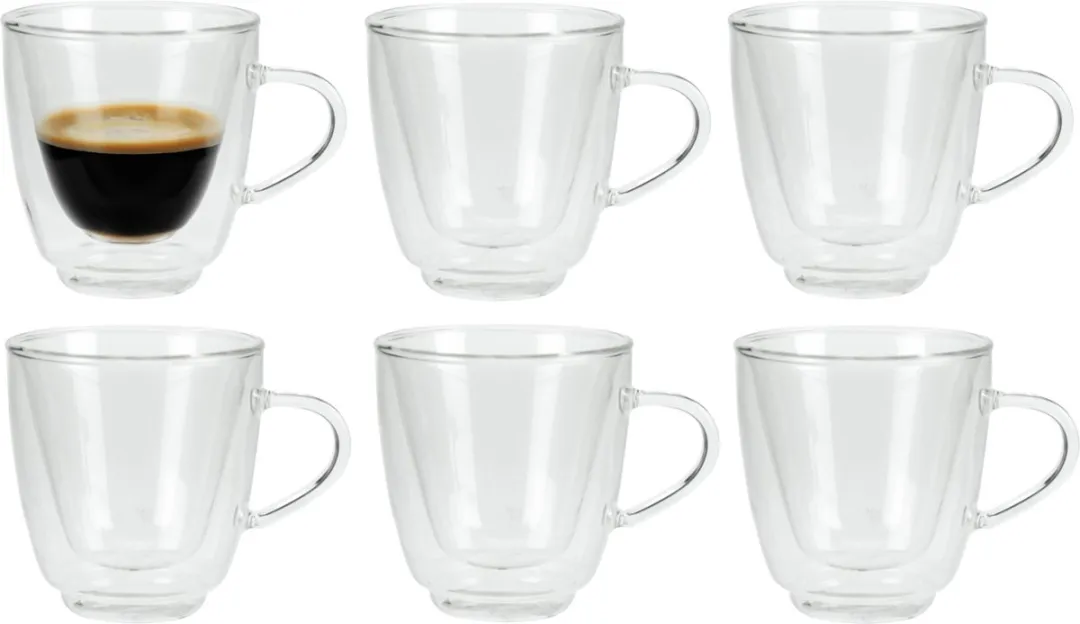 Cosy&Trendy Dubbelwandige Koffieglazen 160ml