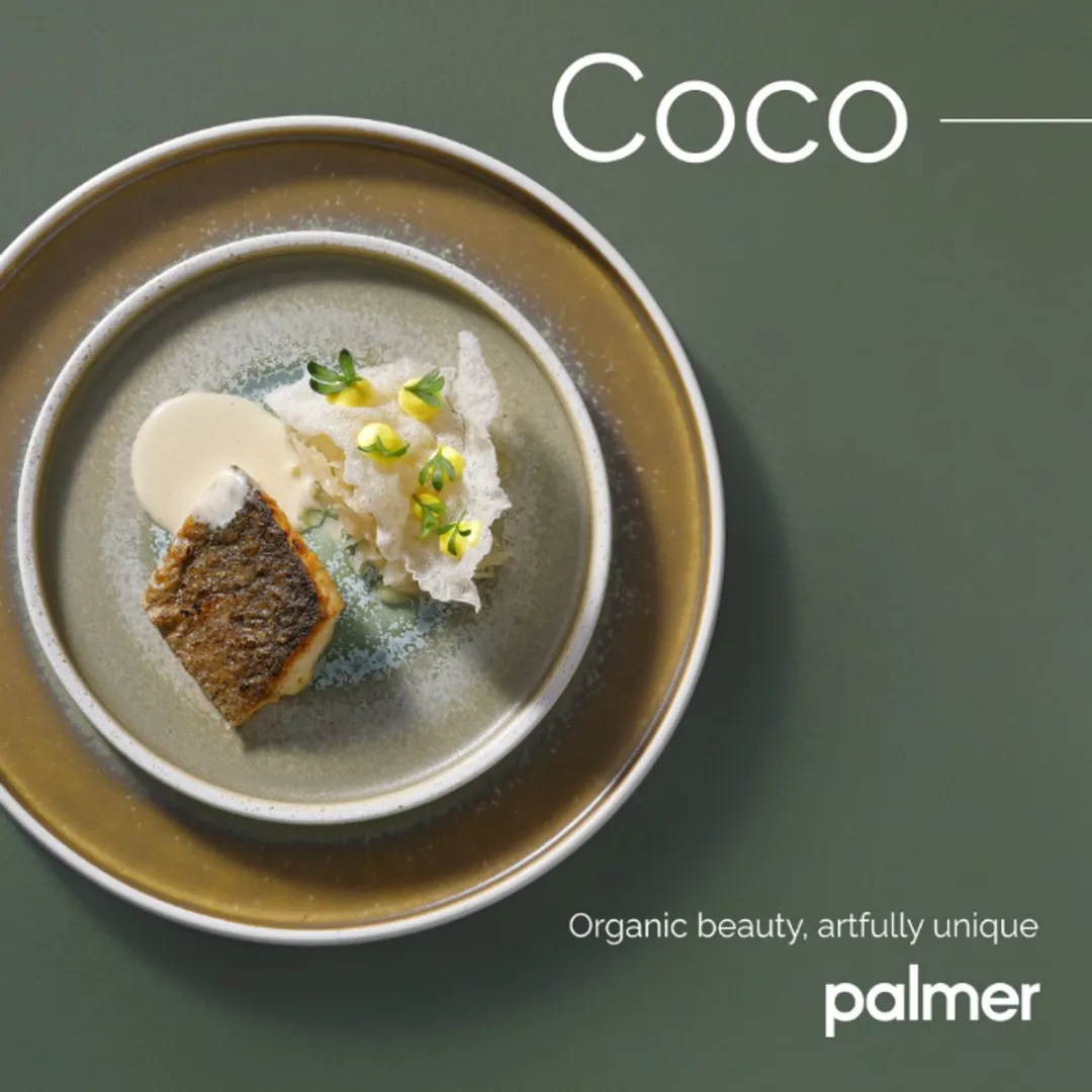Palmer Coco Dinerbord - Ø26cm Groen