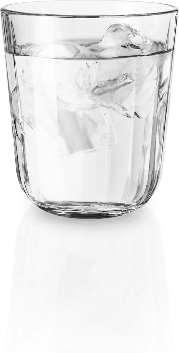 Eva Solo Glas Facet 270ml - Set van 6 Transparant