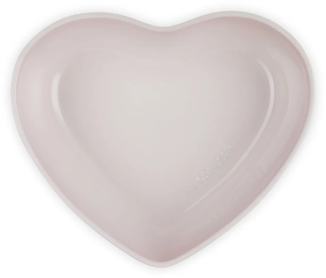 Le Creuset Serveerschaal Hart 30cm - Roze