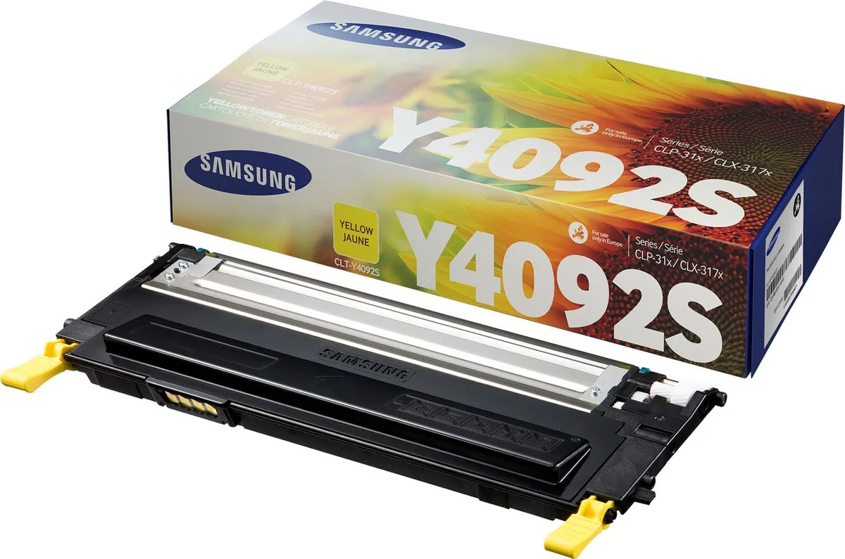 Samsung CLT-Y4092S Geel Toner - 1000ml - o.a. CLP310N/CLX3180
