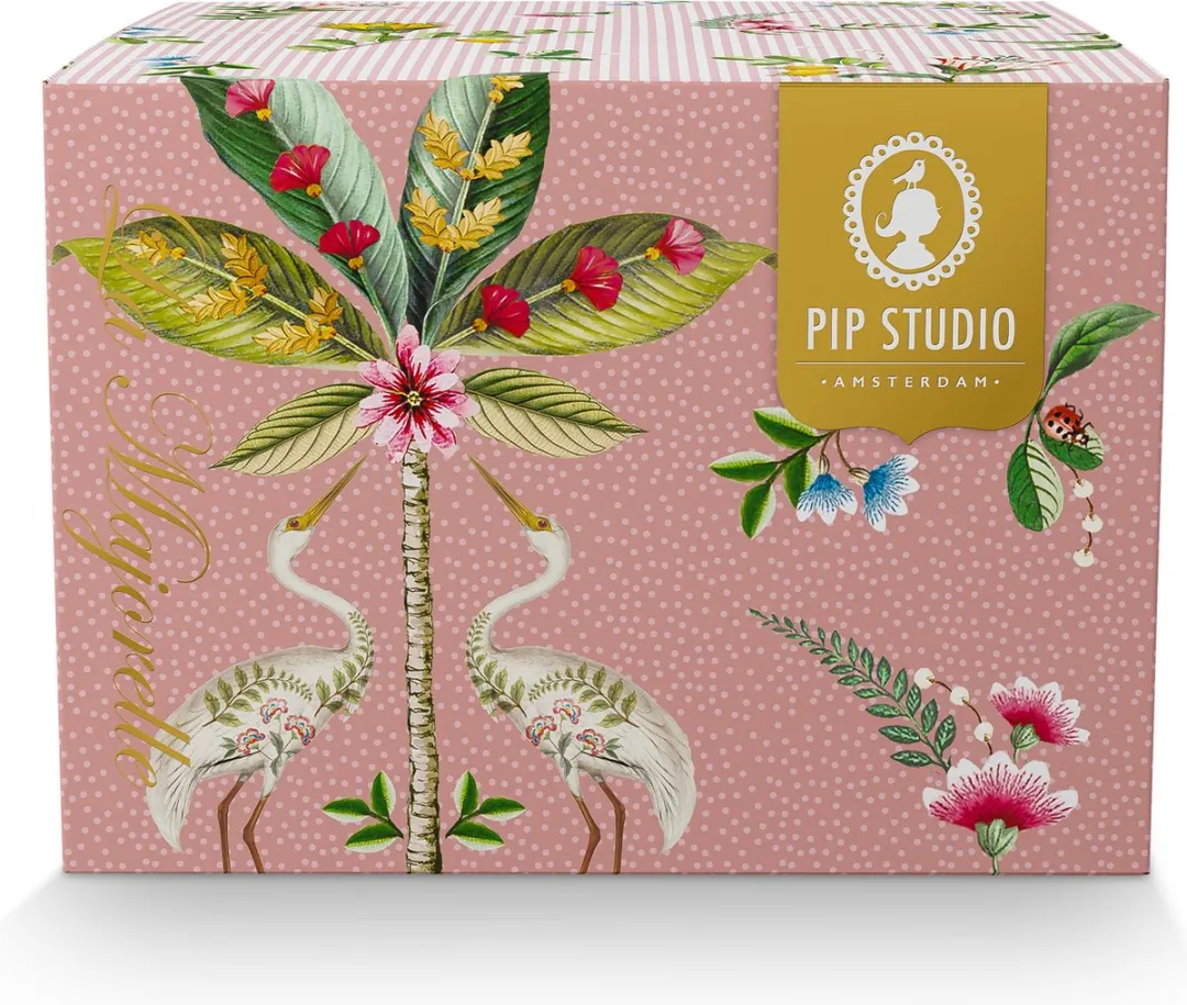 Pip Studio La Majorelle Kopjes & Schotels Set 2 - 280ml - Roze