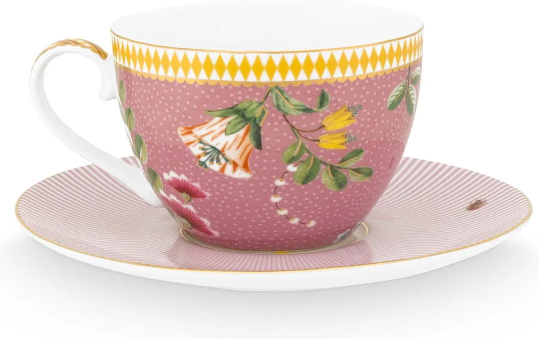 Pip Studio La Majorelle Kopjes & Schotels Set 2 - 280ml - Roze