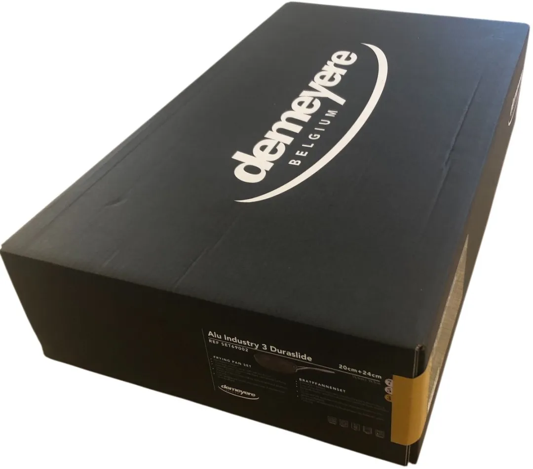 DEMEYERE Alu Industry 3 69604 Bakpannenset - 2-delig - Ø20/24cm - Zwart
