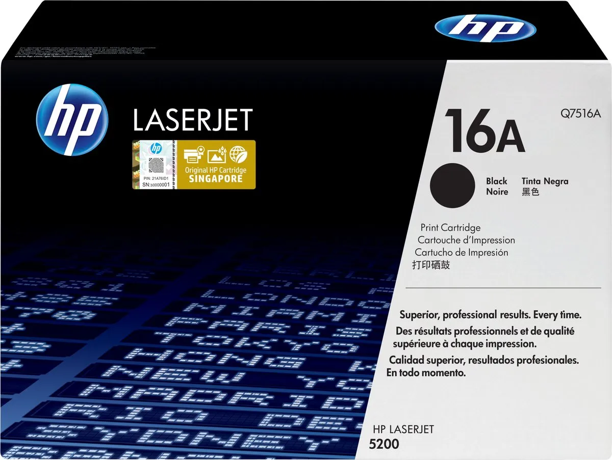 HP 16A Tonercartridge - Zwart - 12000 pagina's