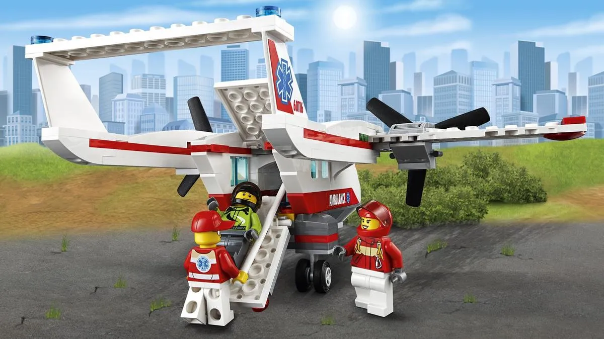 LEGO City Ambulancevliegtuig 60116