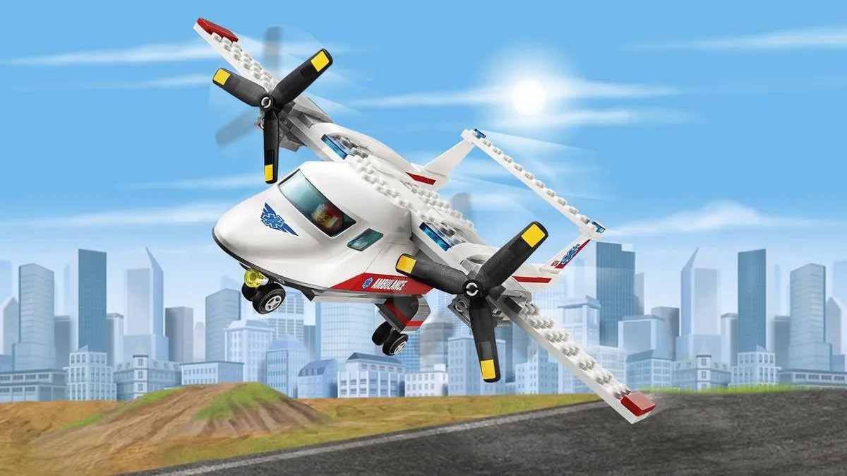 LEGO City Ambulancevliegtuig 60116 - 183 Stukken