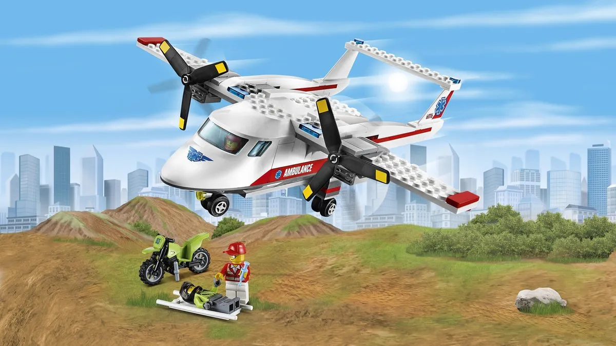 LEGO City Ambulancevliegtuig 60116 - 183 Stukken - afbeelding 6 van 6