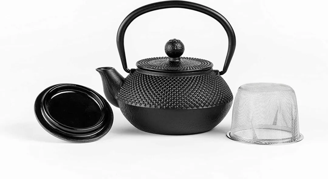 Cosy&Trendy Kobe Theepot Gietijzer 0L3 - Zwart