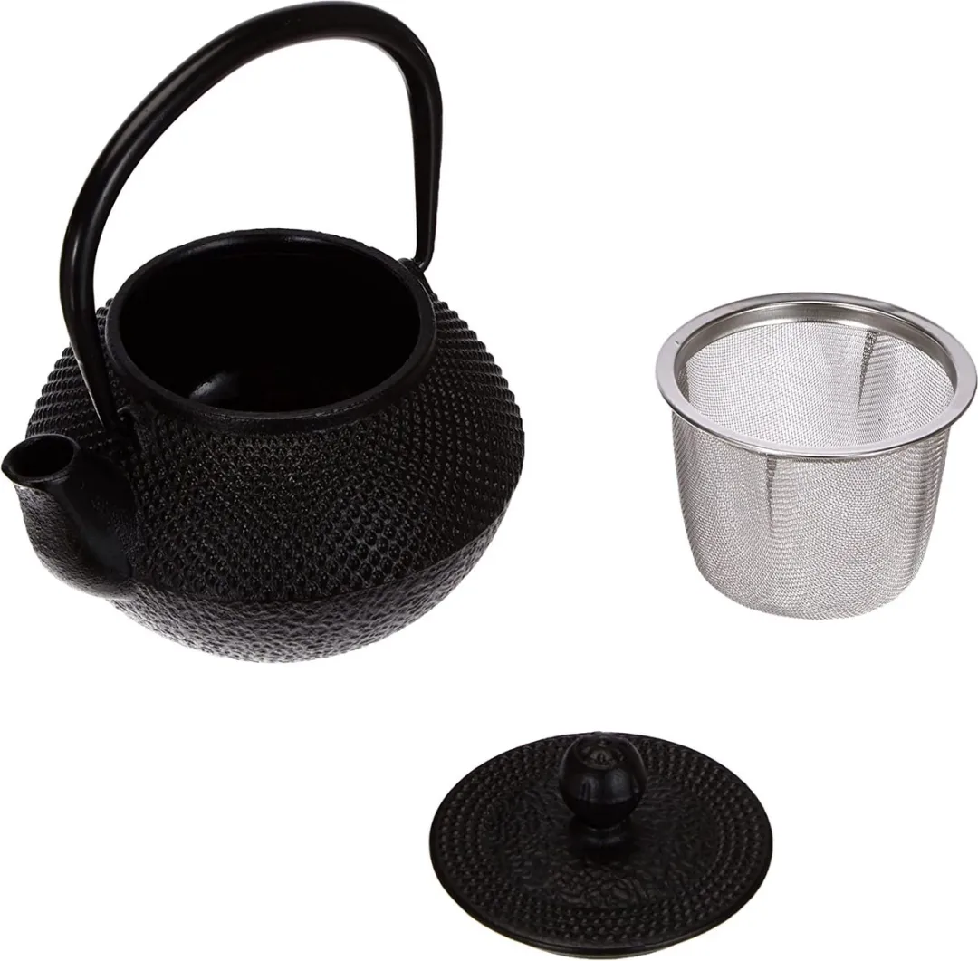 Cosy&Trendy Kobe Theepot Gietijzer 0L3 - Zwart