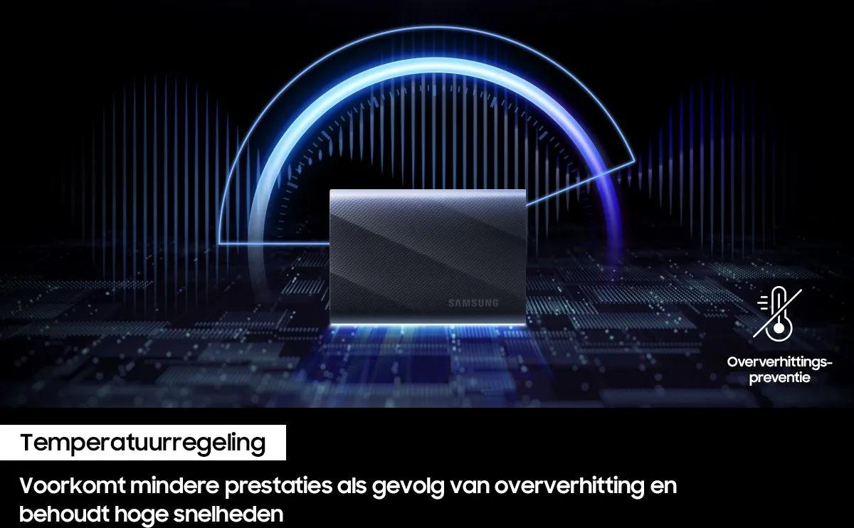 Samsung Portable T9 MU-PG4T0B/EU Externe SSD 4TB - Zwart
