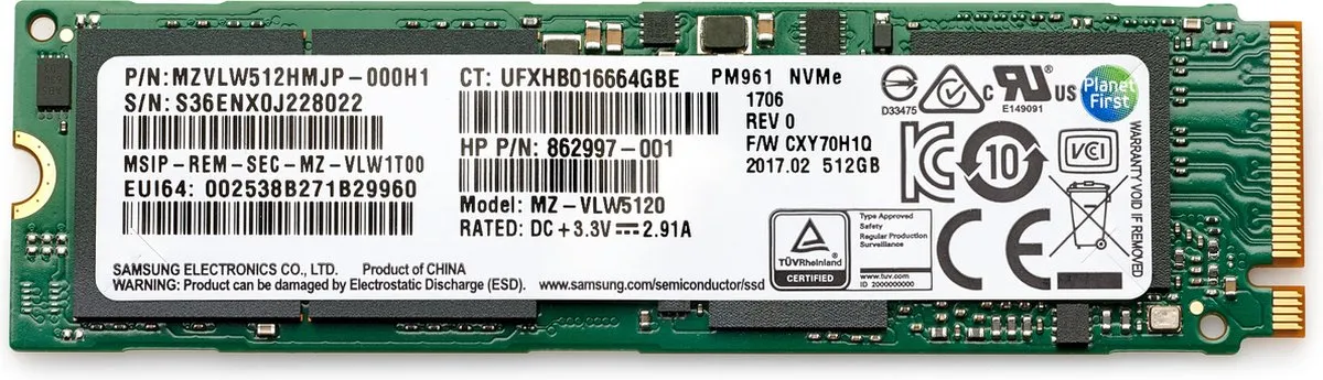 HP 406L7AA 1TB NVMe SSD
