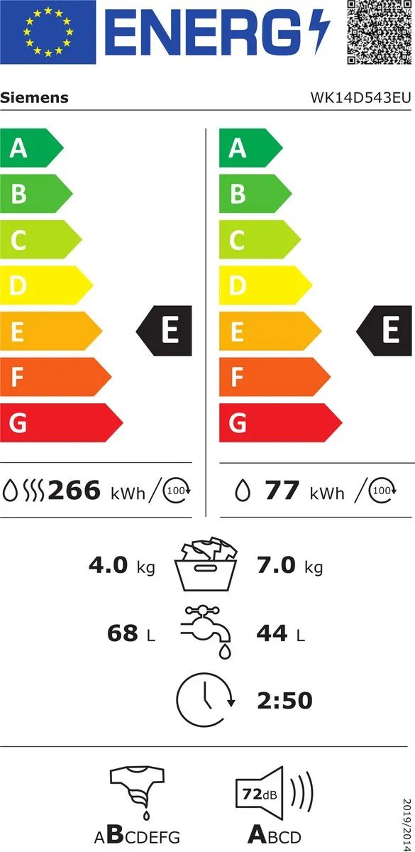 Siemens WK14D543EU - ENG Display