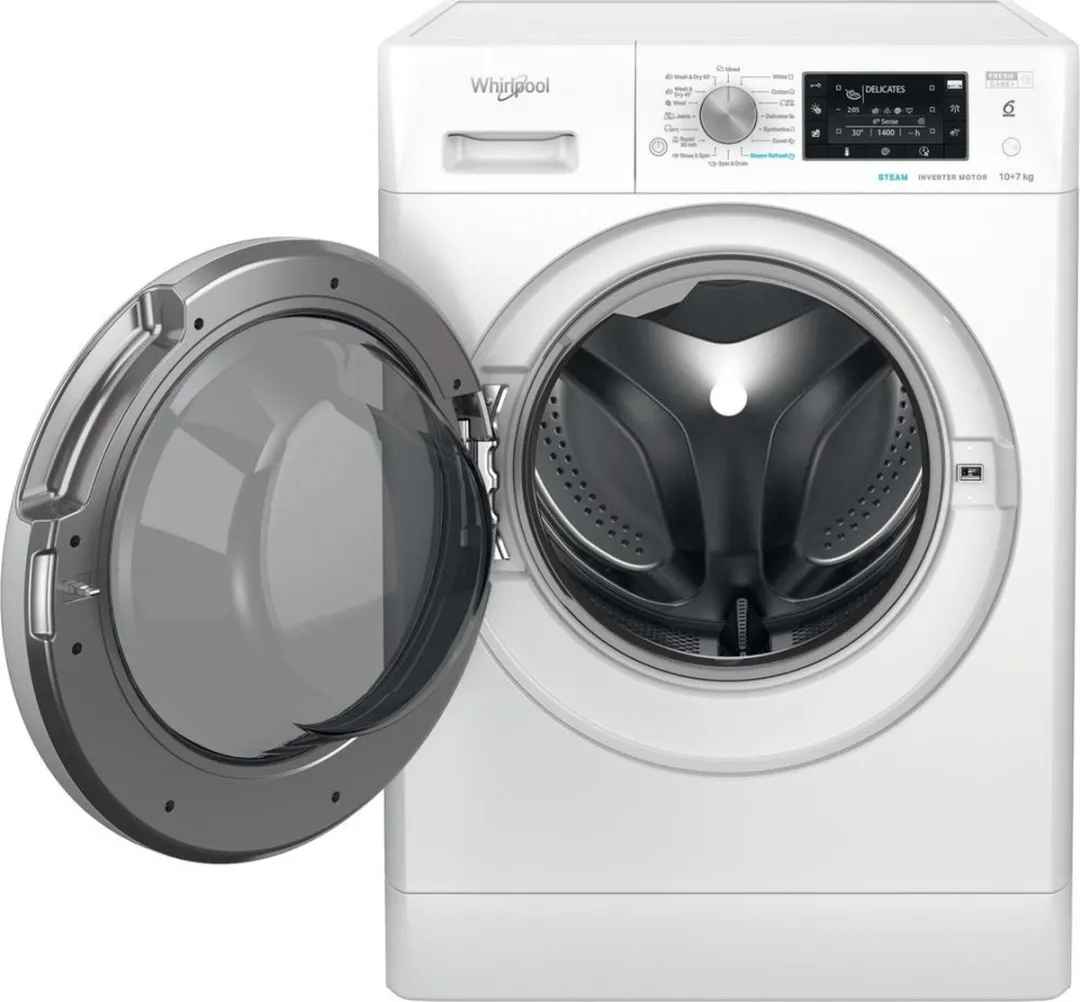 Whirlpool FFWDD 1076258 SV EE Wasdroger 10 kg - Wit - afbeelding 6 van 6