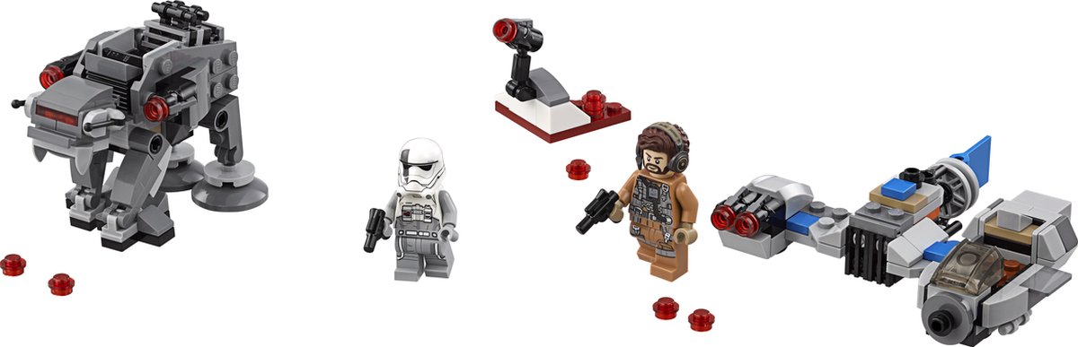 LEGO Star Wars Ski Speeder vs. First Order Walker Microfighters - 75195