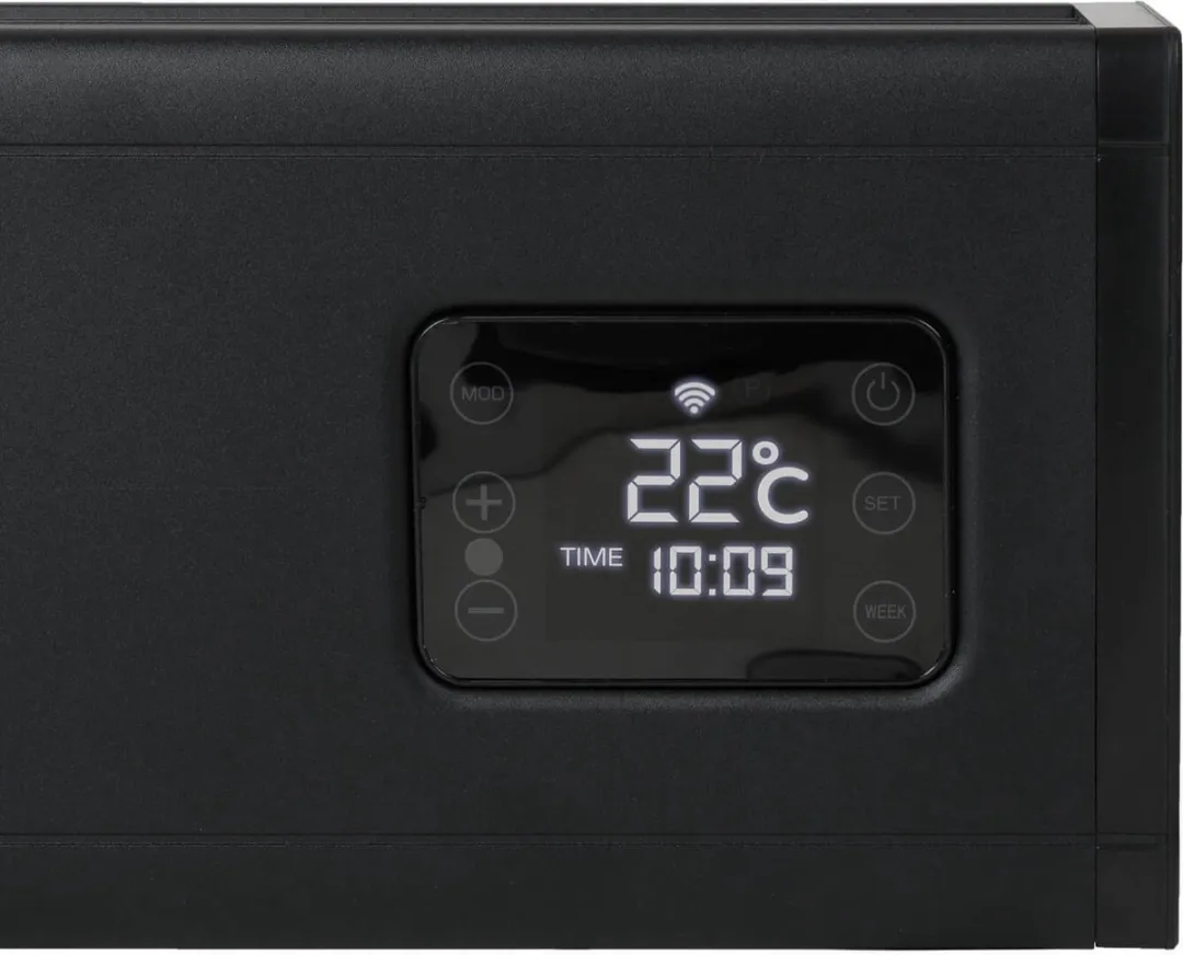 Eurom Alutherm Baseboard 1500 Black - 1500W - afbeelding 6 van 6