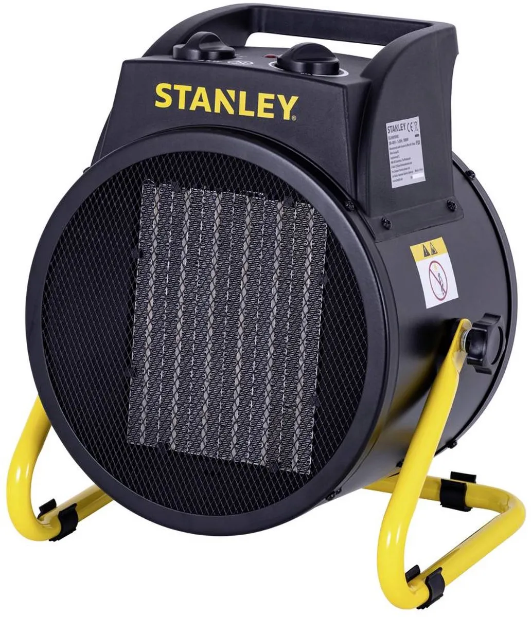 Stanley PTC-ventilatorkachel SXJH005000E 5000W - Zwart/geel