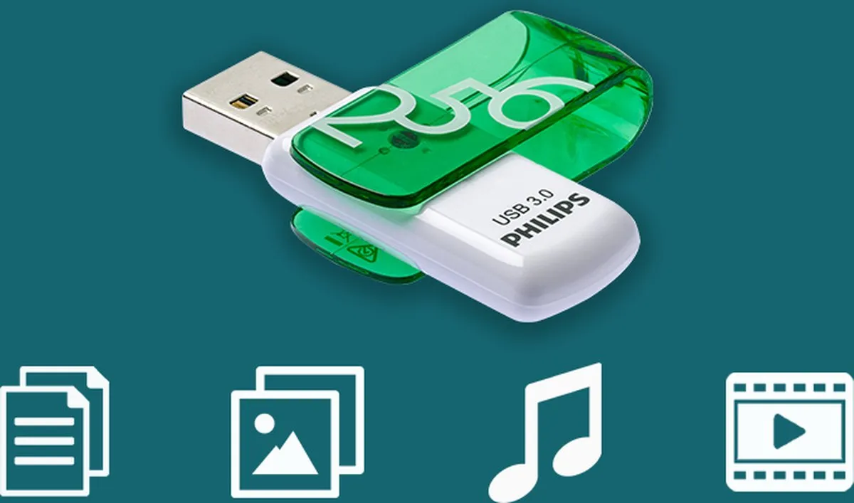 Philips USB Stick 3.0 FM25FD00B - 256GB - Groen
